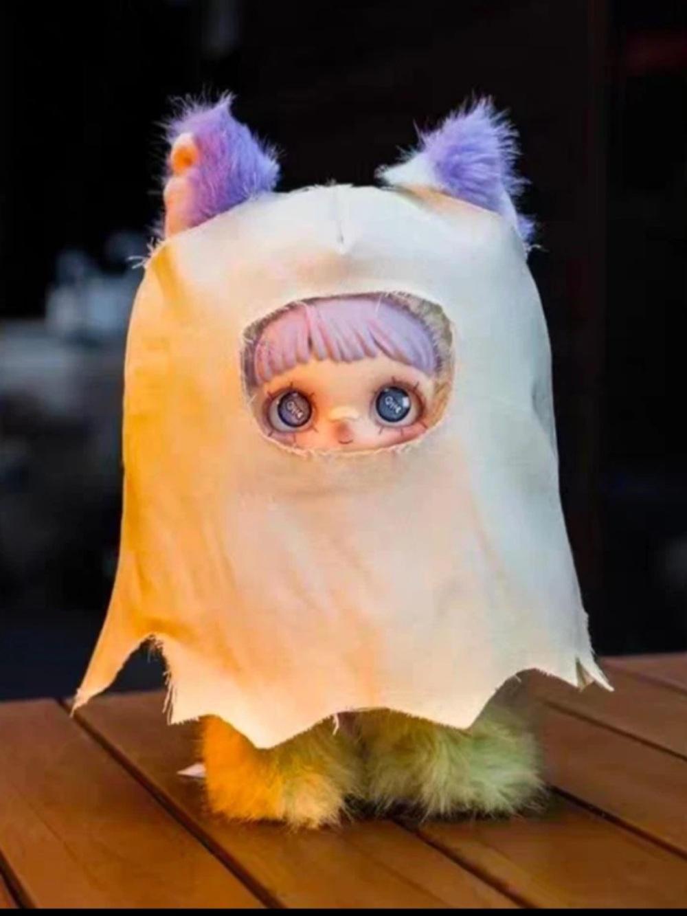 MayMei Ghost Elda Dark Forest Series Plush Pendant Keychain Glow in dark tummy